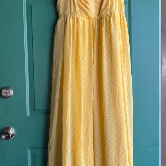 Torrid 2x stunning yellow maxi dress - Picture 8 of 9